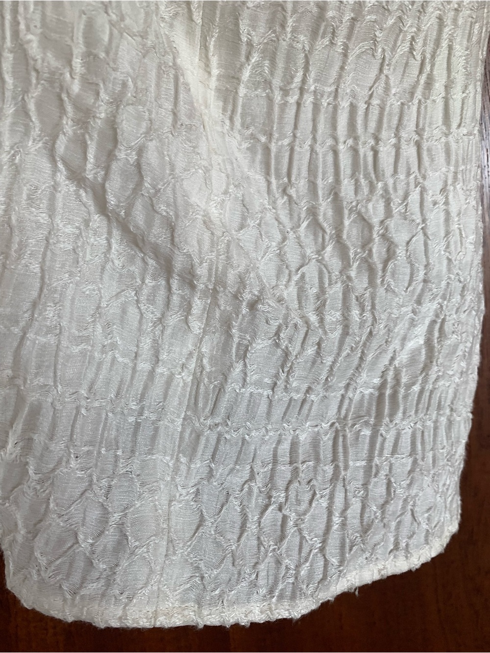 CO White Textured V-Neck Cap Sleeve Camisole - Picture 8 of 10